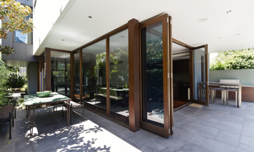 Slide Doors Presenting Opening Home To Outdoor Area